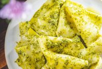 Silk Handkerchief Pasta with Wild Garlic Pesto Recipe