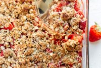 Strawberry Coconut Crisp Recipe — Toasted Coconut Fruit Crisp