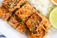 Tofu Satay with Creamy Peanut Sauce Recipe