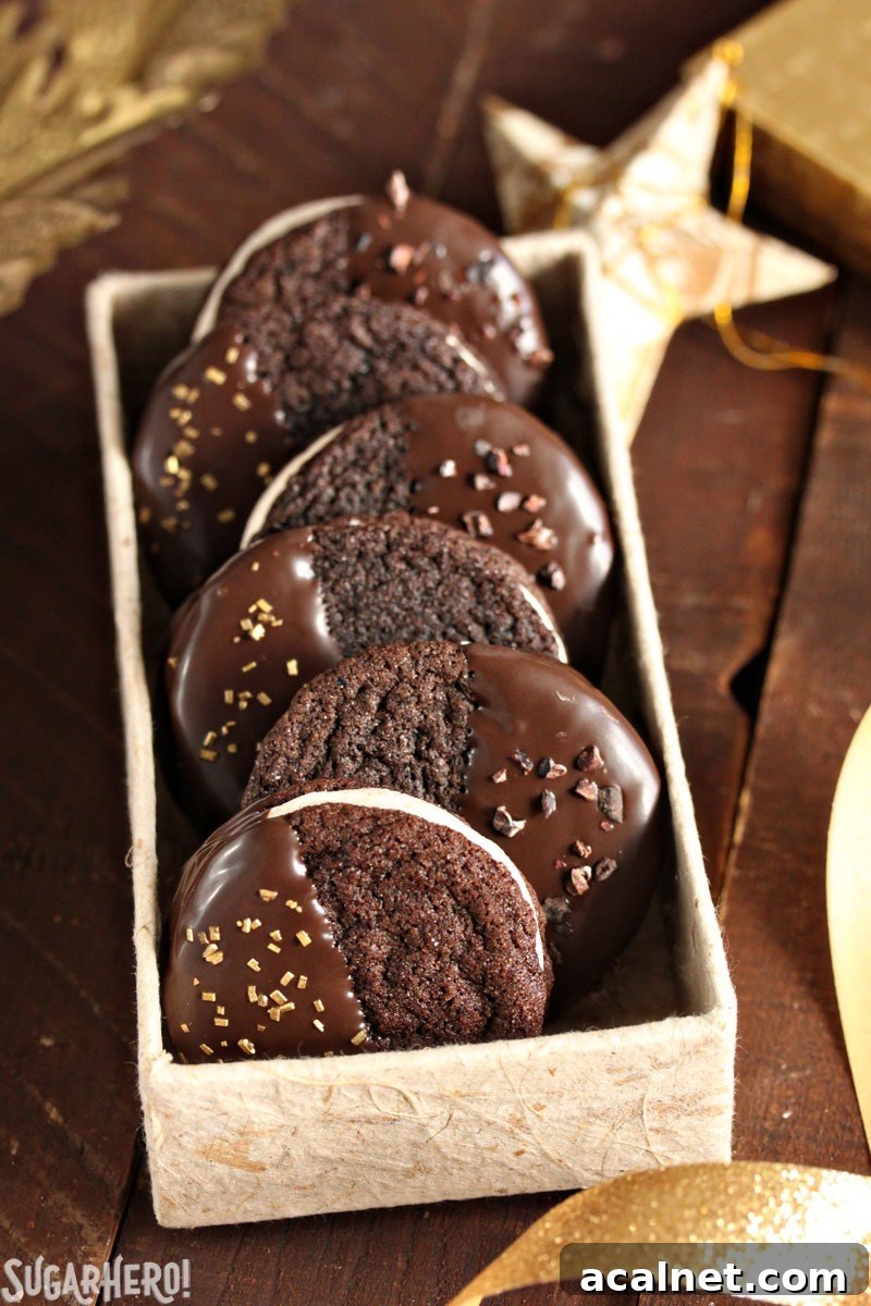 Spicy Chocolate Caramel Sandwich Cookies | From SugarHero.com Spicy Chocolate Caramel Sandwich Cookies | From SugarHero.com