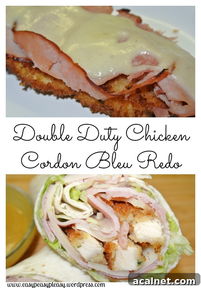 Double Duty Chicken Cordon Bleu