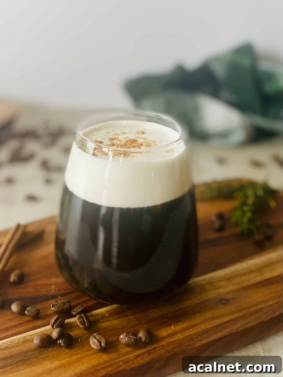 How to Make Sweet Cream Cold Foam for Coffee Drinks 2 Sweet Cream Cold Foam on a cold brew coffee.