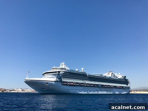 What's the best way to spend a day in Cabo San Lucas, Mexico? How about rolling in on a beautiful Princess Cruise Ship, going sailing on a luxury yacht, eating delicious food and swimming in crystal clear water. How is that for a luxury day in Cabo? 