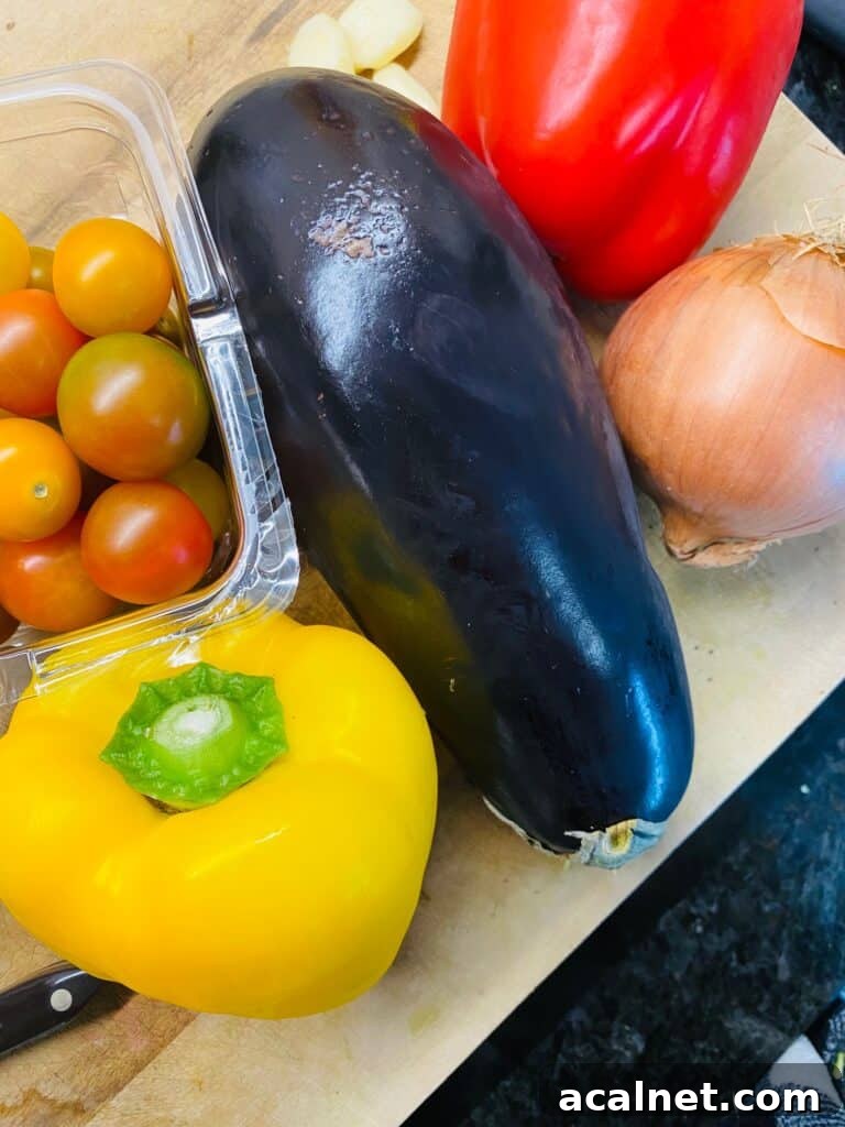 veggies before cutting