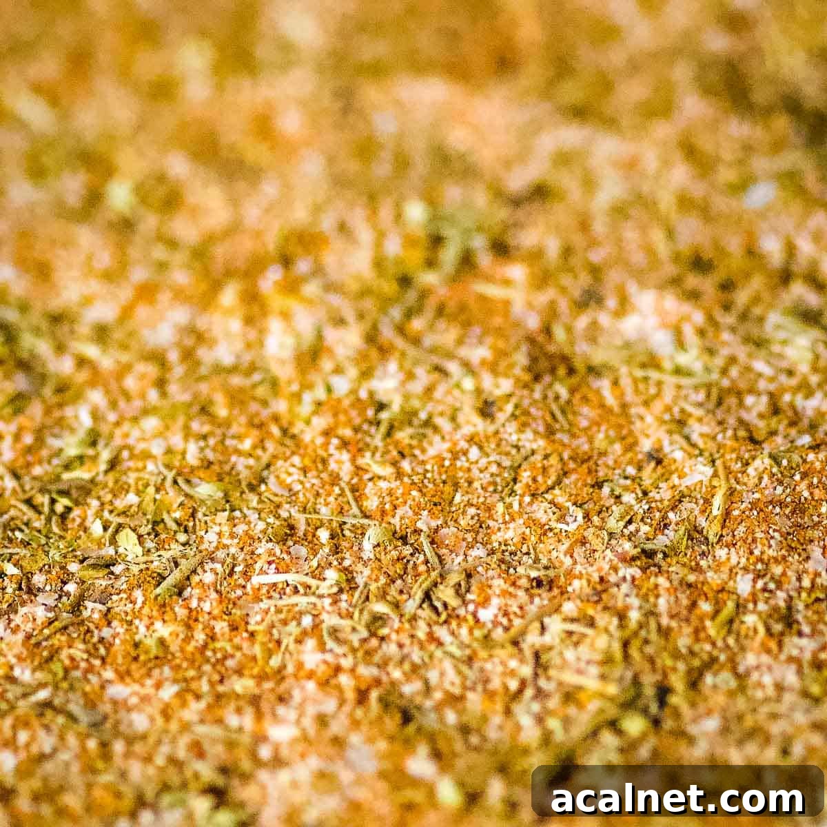 Closeup of blackening spice.
