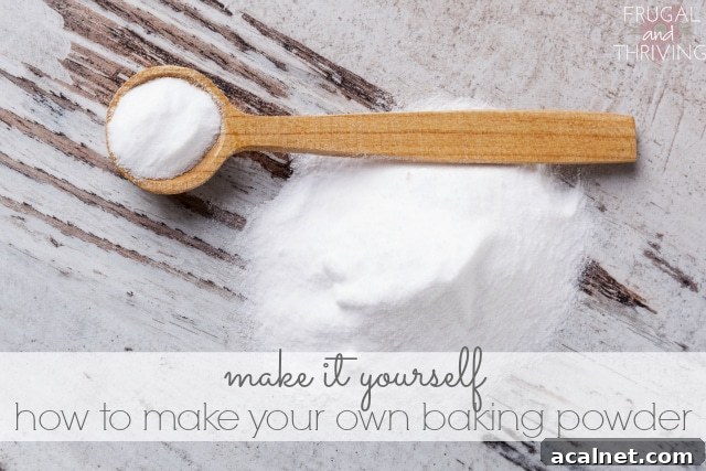 Homemade baking powder