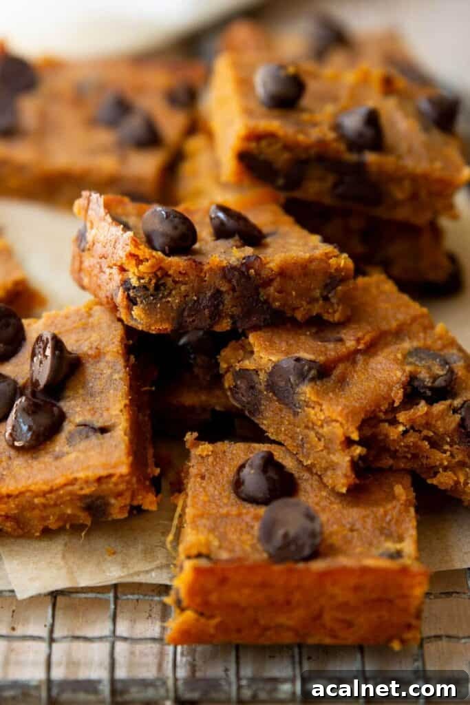 extra fudgy sweet potato blondies that melt in your mouth
