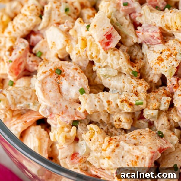 Crispy Shrimp Po' Boy Sandwich Recipe for Classic New Orleans Flavor 14 Seafood salad in a bowl for serving.
