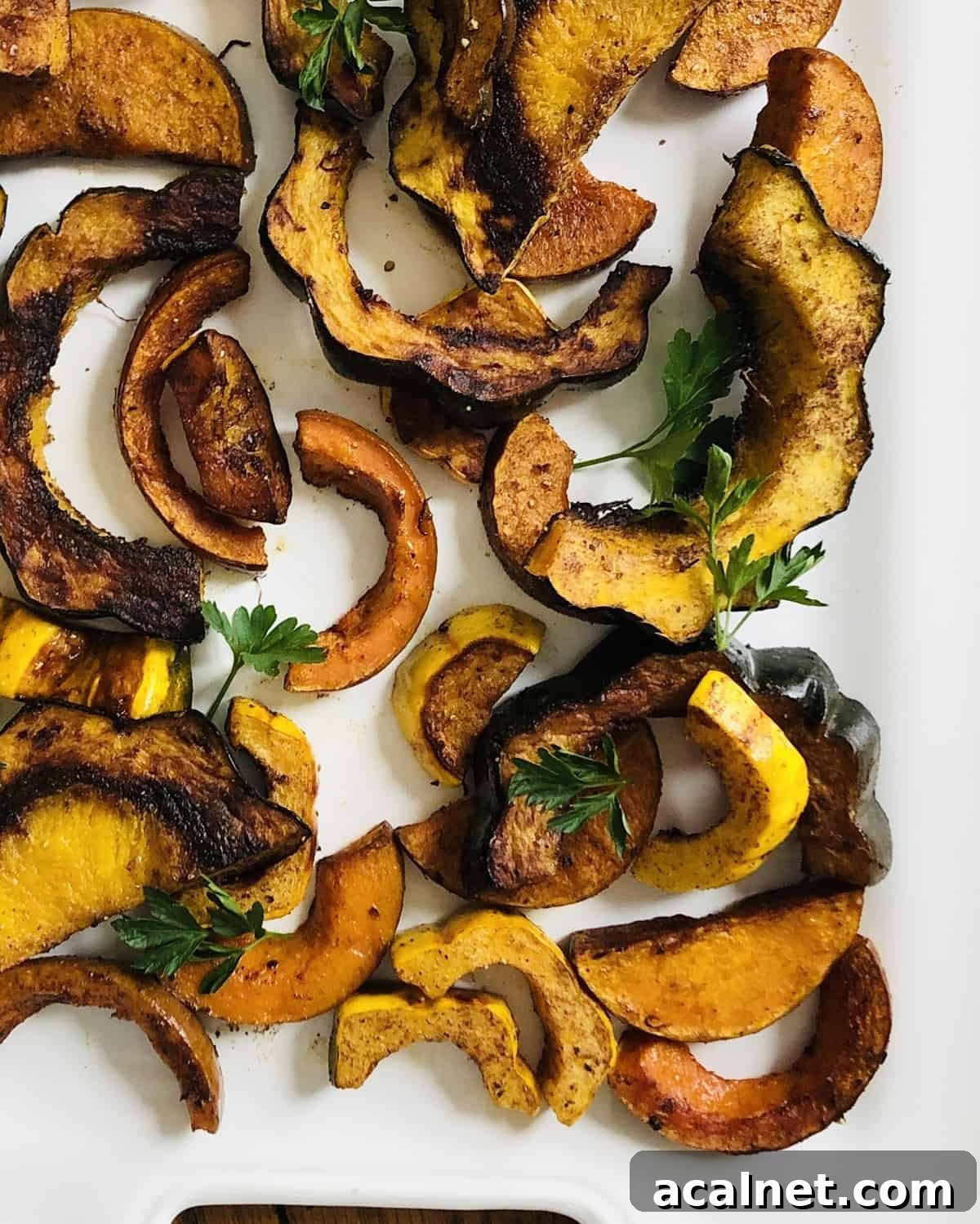 fall squash roasted with spices
