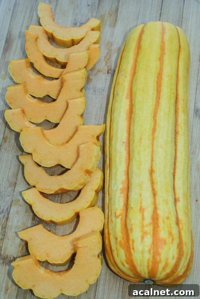 sliced delicata