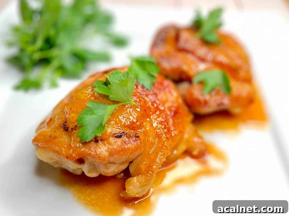 Spicy Buffalo Chicken Thighs with Crispy Skin and Blue Cheese Dip 2 Buffalo chicken thighs.