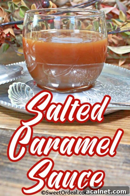Salted Caramel Sauce has the buttery aroma and sweet-salted balance that elevates whatever it touches.