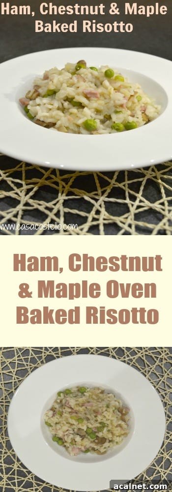 Ham, Chestnut & Maple Oven Baked Risottto