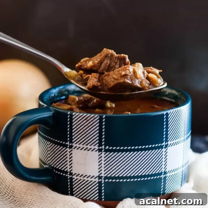 Easy to make, and customize,  this easy Guinness beef stew recipe is a cold weather family favorite around Saint Patrick's Day.  * GoodieGodmother.com