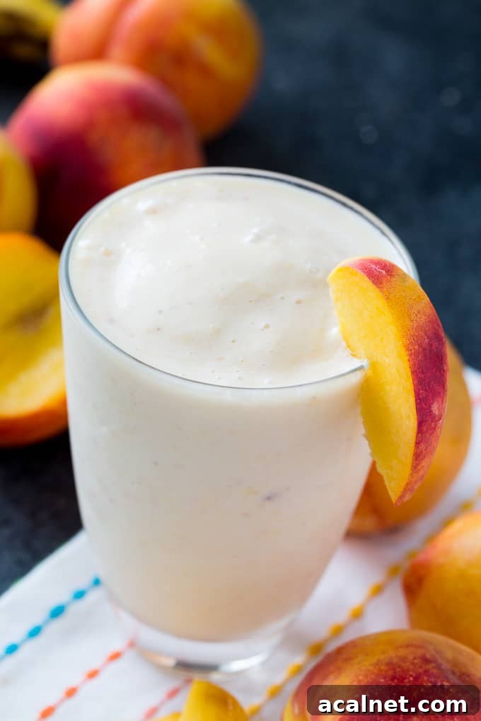 Banana Peach Smoothie