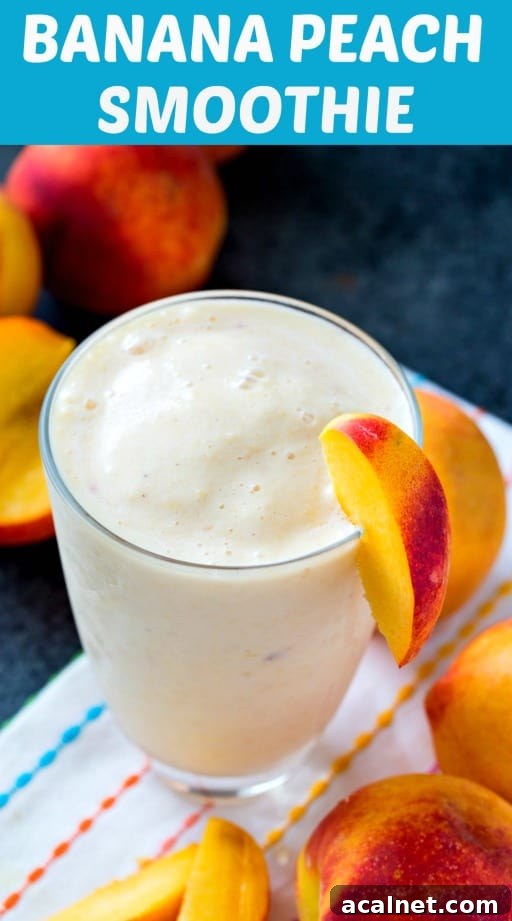 Banana Peach Smoothie