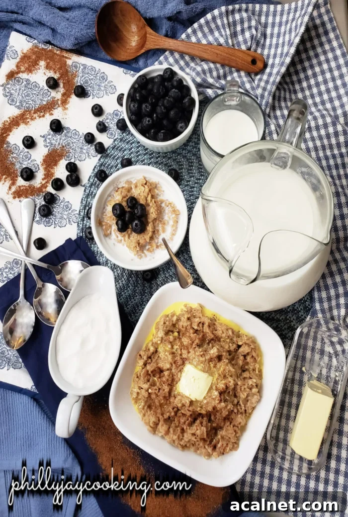 Alice Mae’s Old-Fashioned Oatmeal Recipe for Creamy Morning Oats 3 Oatmeal With Blueberries & Milk