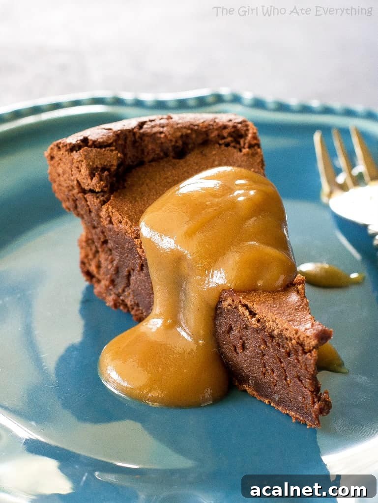 Flourless Chocolate Peanut Butter Cake