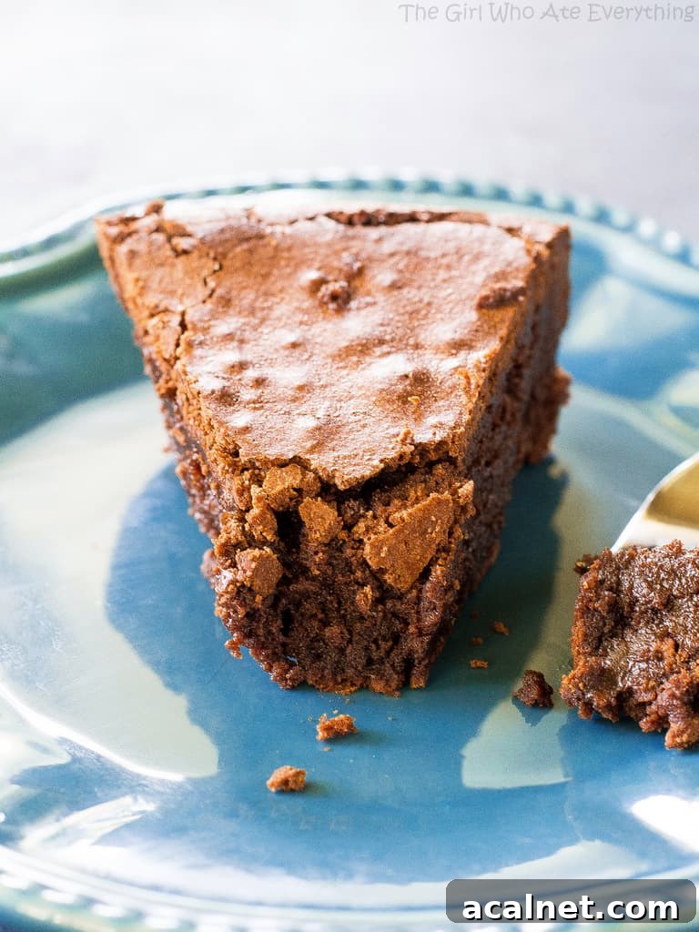 chocolate cake with a bite out of it