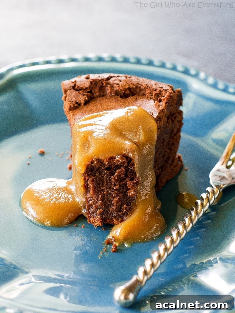 Flourless Chocolate Peanut Butter Souffle