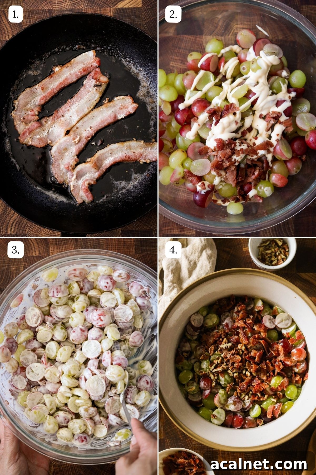 numbered step by step photos showing how to make this recipe