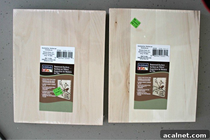 Clearance burlap plaques used as bases for the bunny crafts