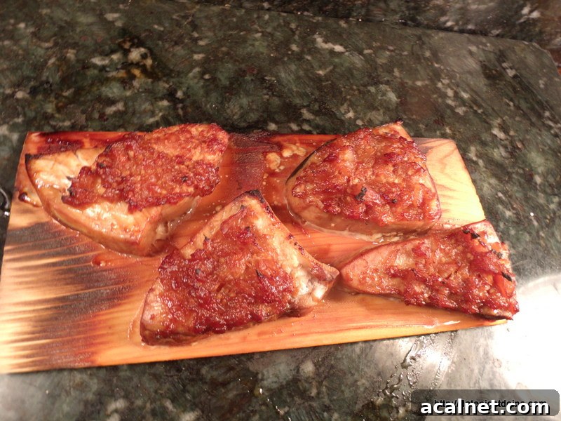 Swordfish Teriyaki pellet grill recipe BBQ smoker