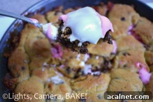 S'mores Cookie Pie is the definition of comfort food! Rich, buttery and packed full of chocolate, marshmallows and crushed digestives. This is an ooey gooey treat to die for!