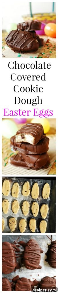 Allergy friendly No Bake Chocolate Covered Cookie Dough Easter Eggs Dessert recipe by AllergyAwesomeness