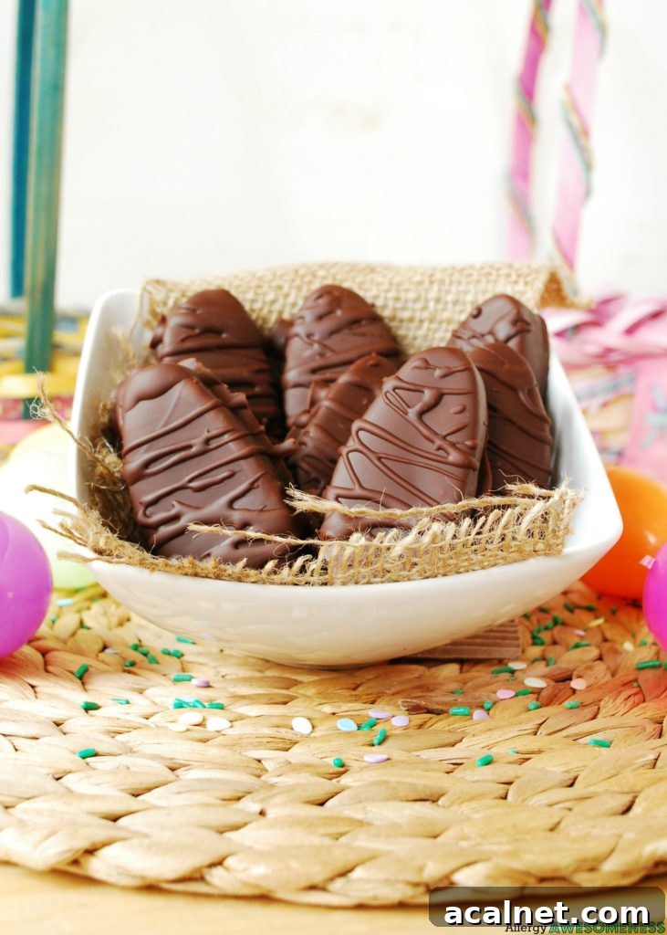 Allergy-friendly Chocolate Easter Eggs