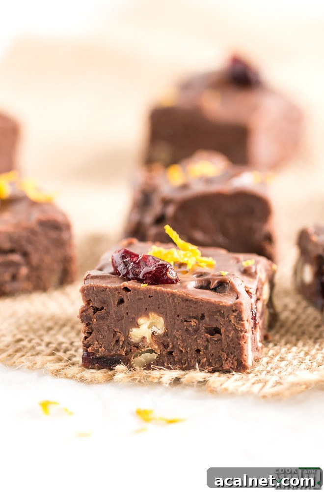 Orange Chocolate Fudge