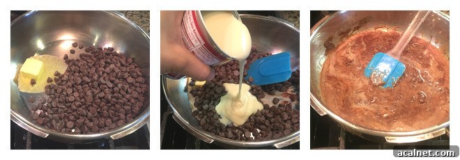 Orange Chocolate Cranberry Fudge Recipe-Step-1