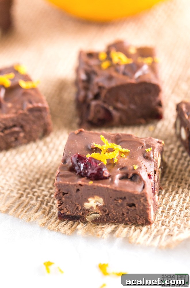 Chocolate Orange Fudge