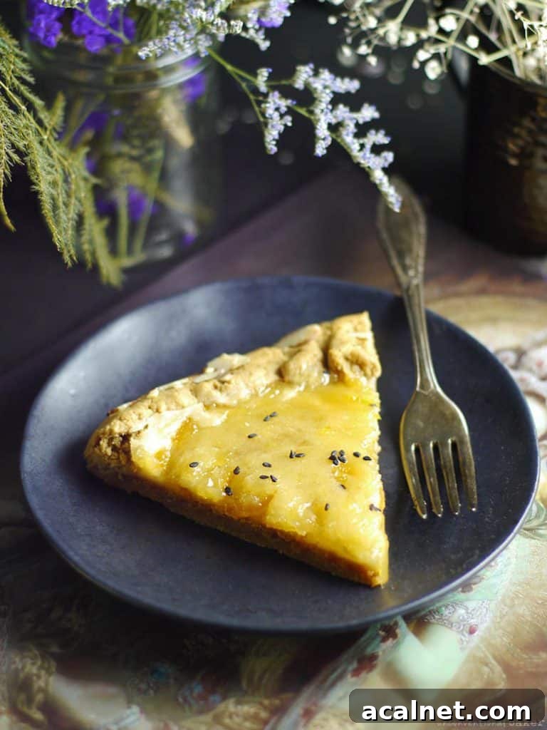 Orange Marmalade Galette (Free from: dairy, gluten, eggs, and refined sugar)