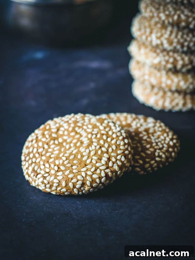 sesame cookies (vegan, gluten-free, oil-free, refined sugar-free)