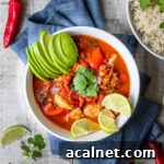 Mexcian Chicken Stew in a bowl