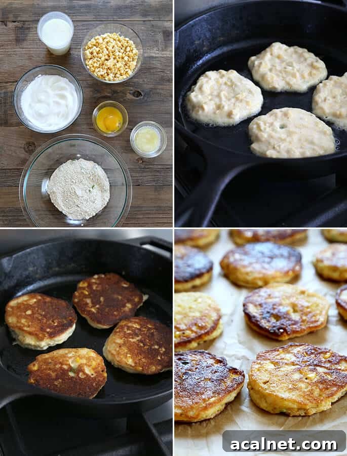 Savory Gluten-Free Corn Cakes Recipe for Crispy, Flavorful Bites 4 Fresh Savory Gluten Free Corn Cakes, Step by Step