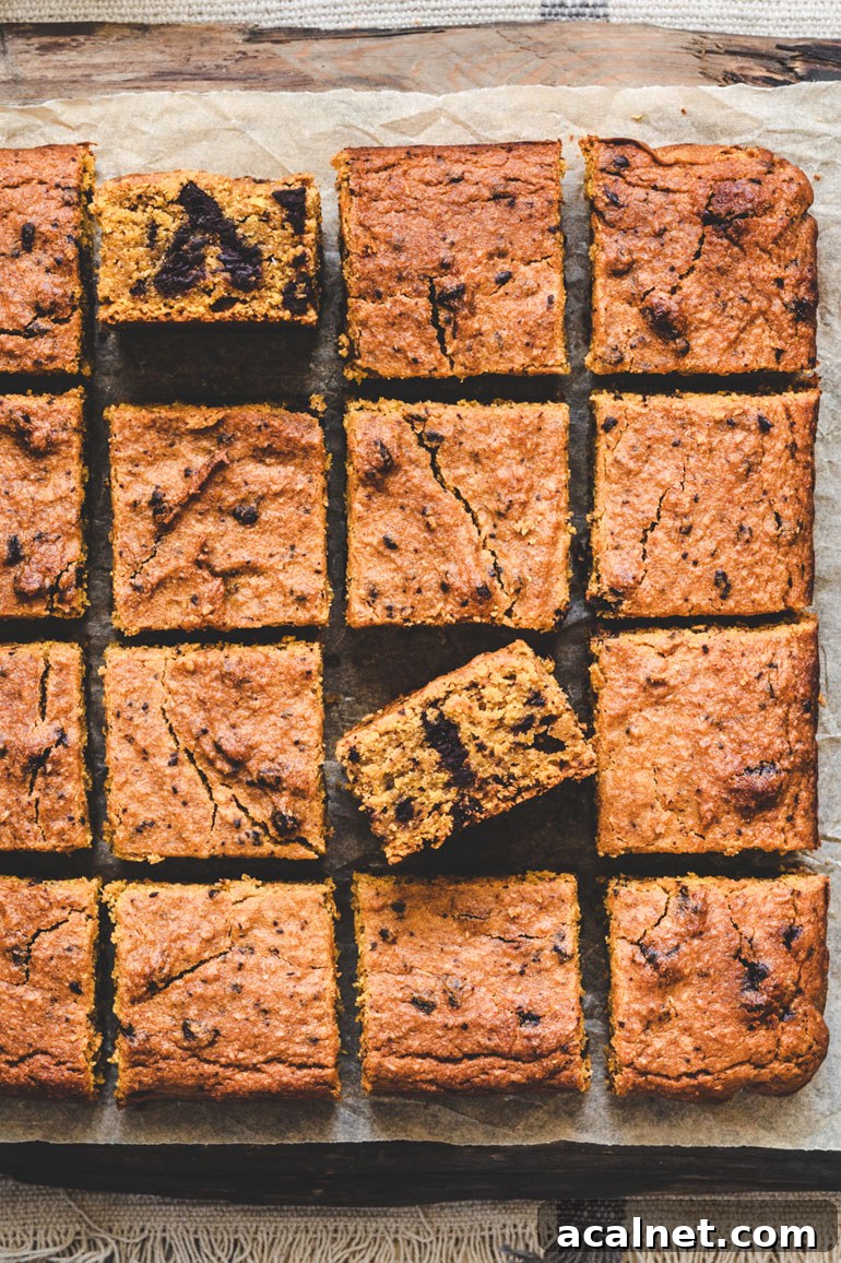 Gluten-Free Sweet Potato Chocolate Blondies
