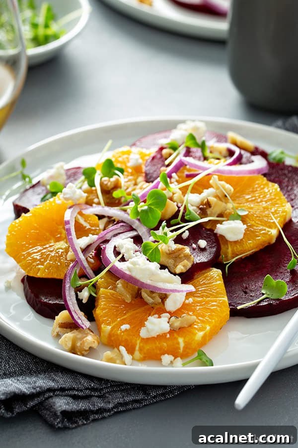 Orange Beet Salad Recipe by BellyFull