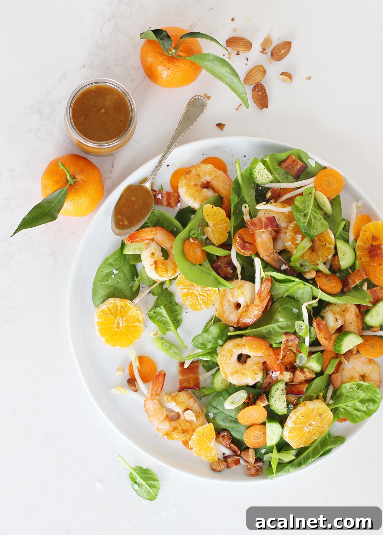 Marmalade Shrimp and Bacon Salad
