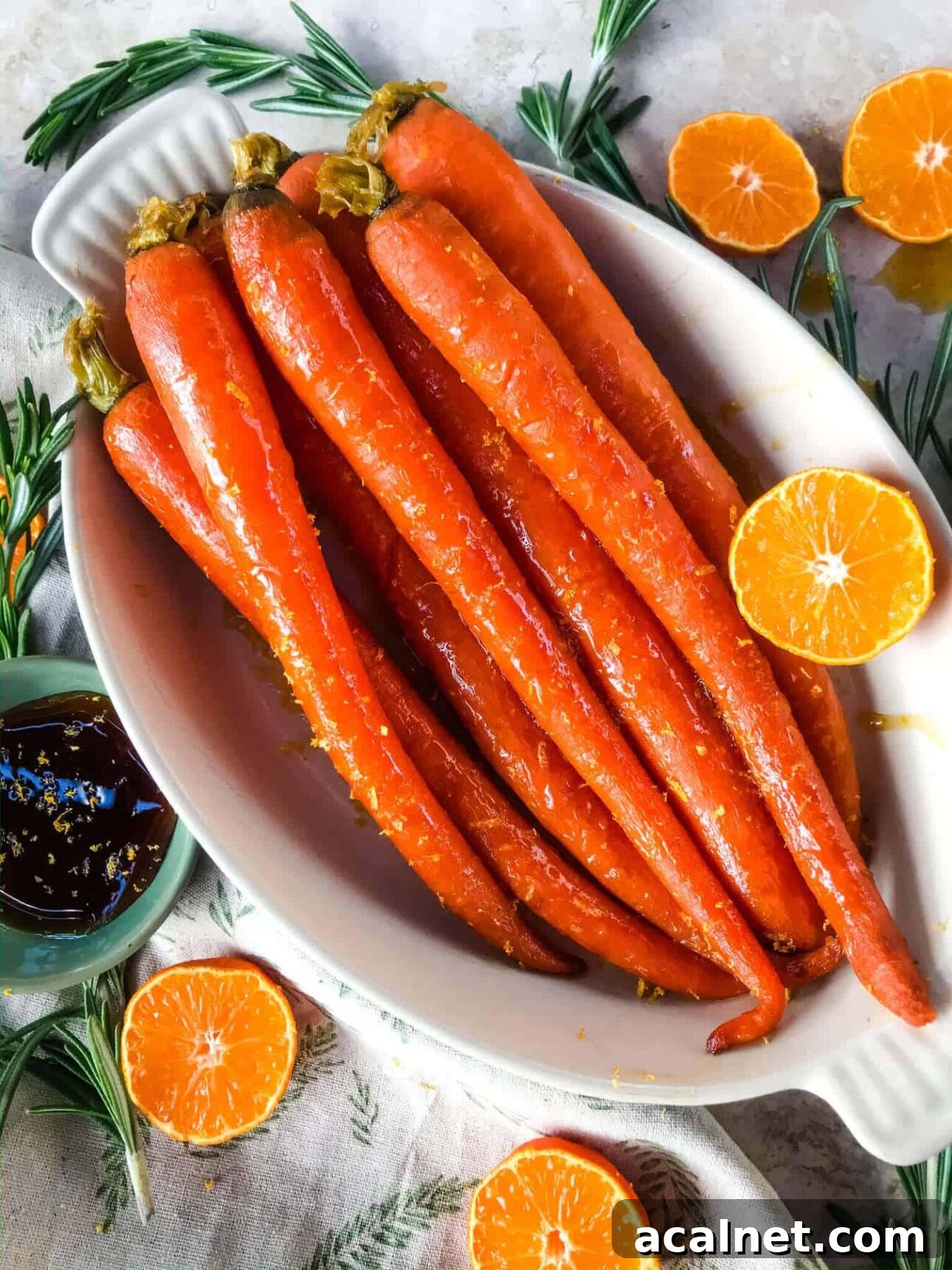 Orange Maple Glazed Carrots by Three Olives Branch