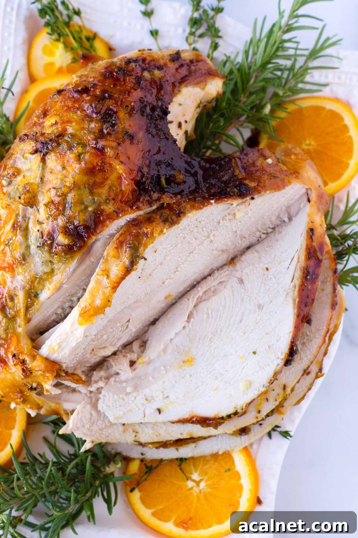 Orange-Honey Glazed Turkey Breast by Cooking for My Soul