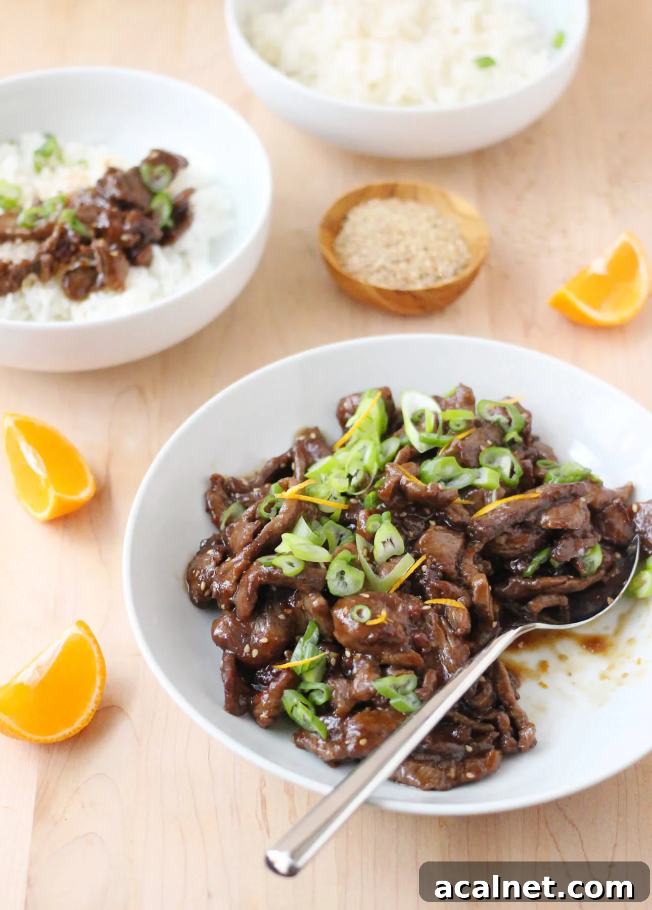 Superfast Sesame Orange Beef Stir-Fry