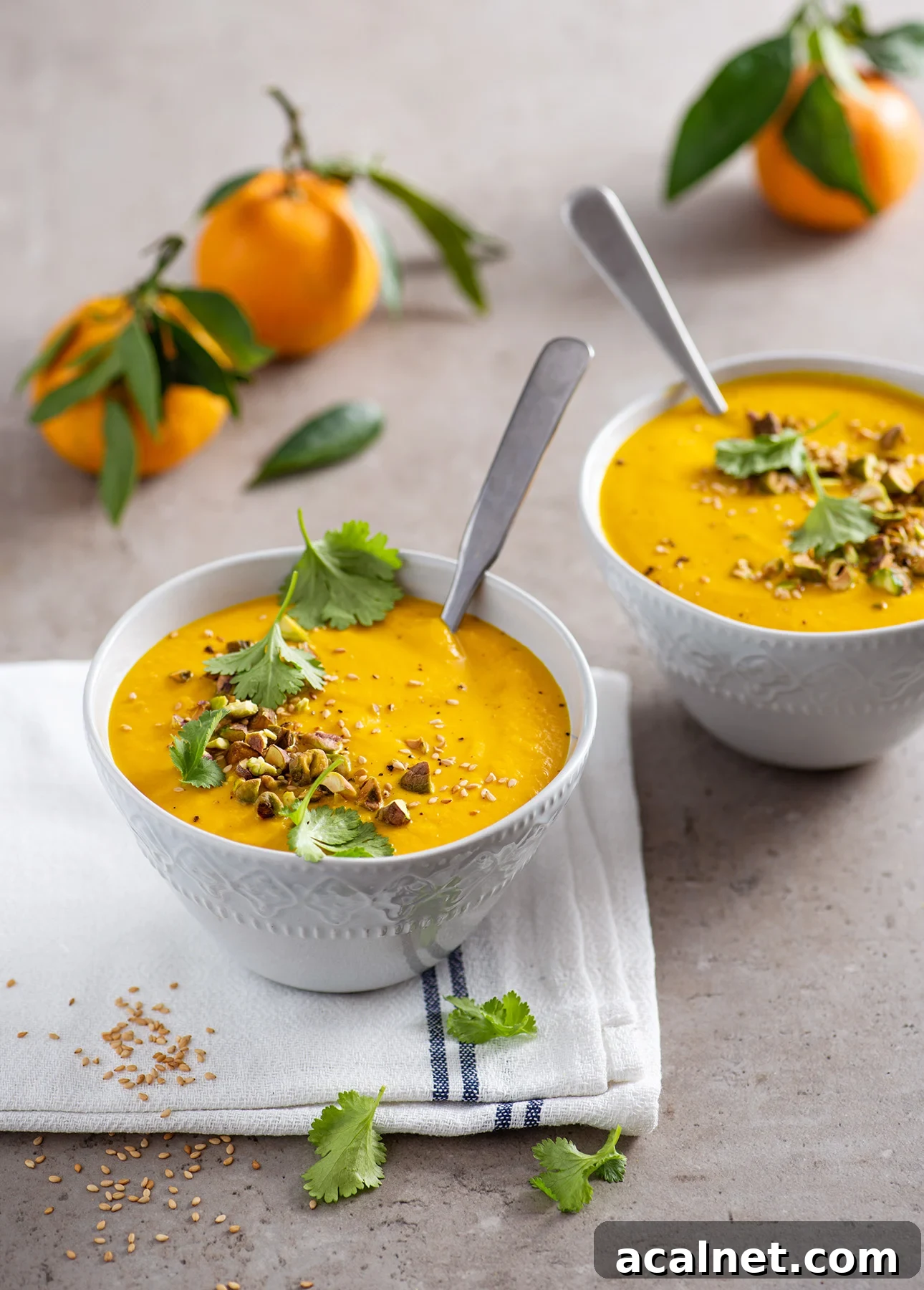 Healthy, Bright & Dairy-Free Orange Carrot Soup
