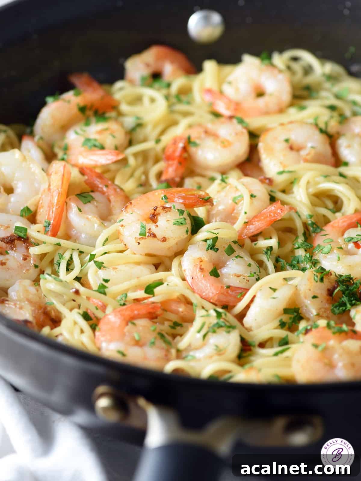 Orange-Balsamic Shrimp Pasta by BellyFull