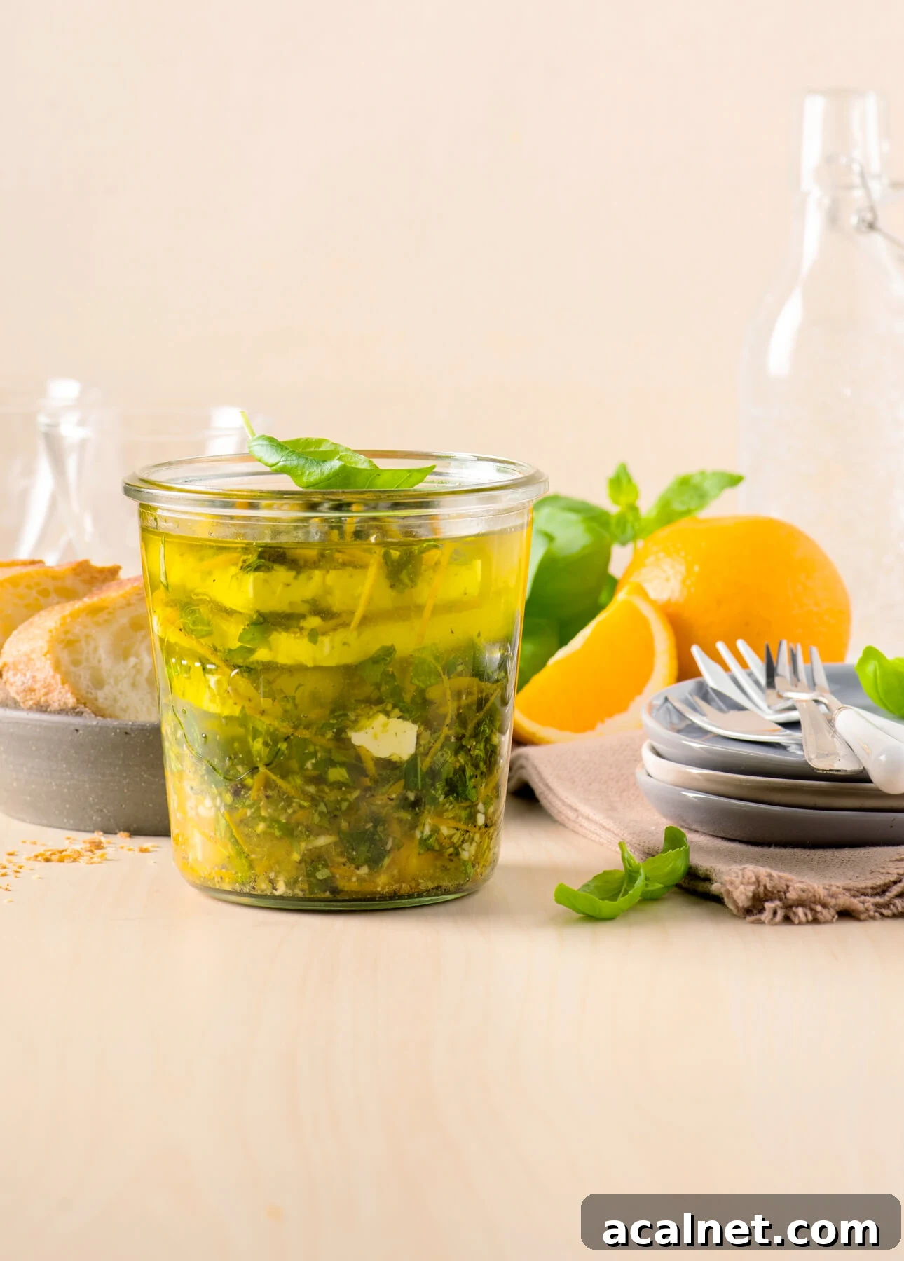 Orange-and-Fresh-Herb Marinated Feta by Food Nouveau