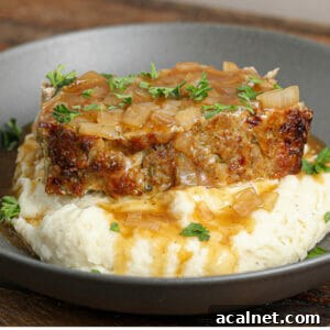 Gluten and Dairy Free Pork Meatloaf with Gravy