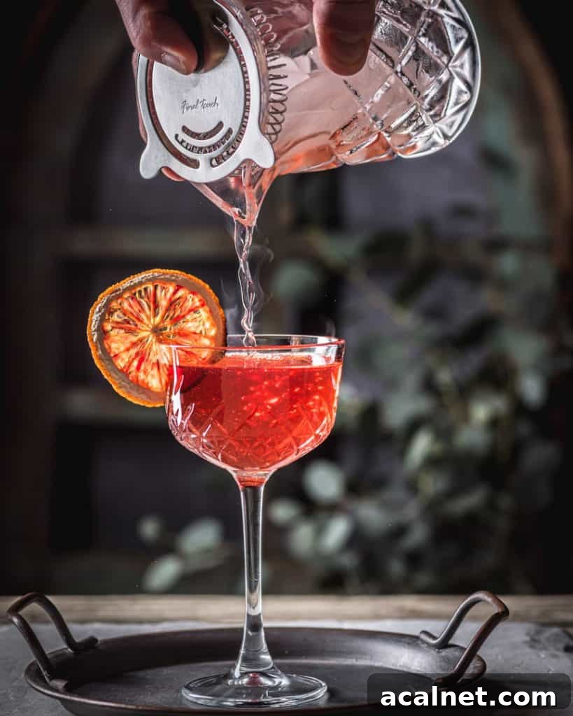Southern Sunset - Bourbon and Rye Whiskey Cocktail