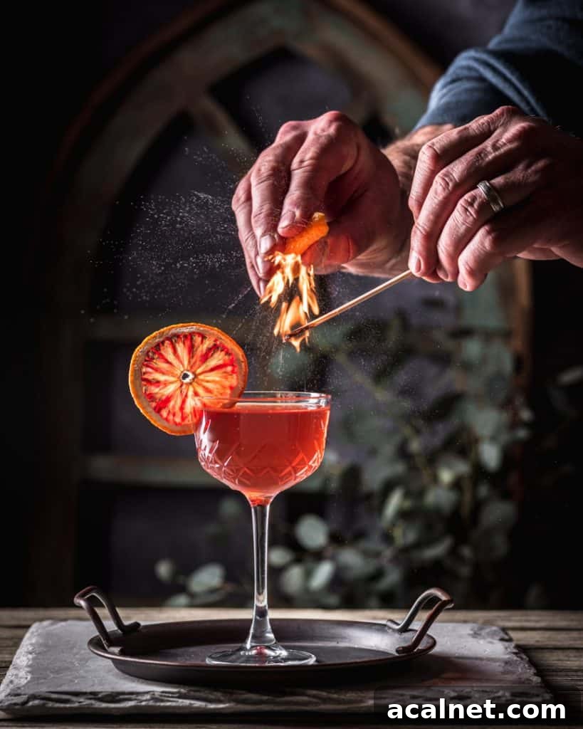 Flaming Zest Shot