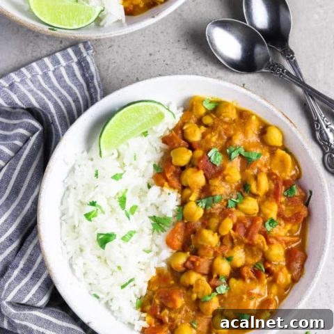 Easy Vegan Chickpea Curry